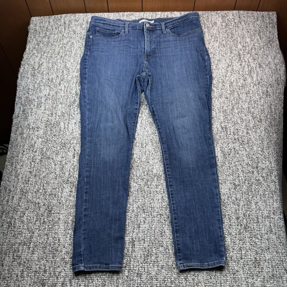 Levis 311 Jeans Womens 33 Fits 36x28.5 Shaping Skinny Denim Blue